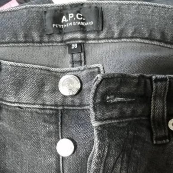 BNWT A. P. C Men's Pants Black Size W28×L42 - Picture 7 of 7